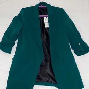 *NWT* Oversized Zara Green Blazer